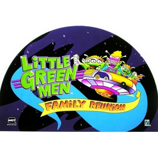 Picture of Top Glass, GK-17, RT, Little Green Men Family Reunion, (17.50" W 445mm x 11.75" H 298mm)