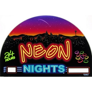 Picture of Top Glass, Neon Nights (Round Top) - IGT, I Game Plus.