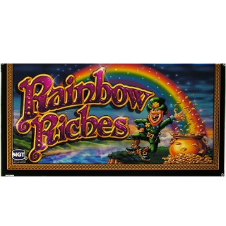 Picture of I Game Plus 17 Belly Glass, Rainbow Riches