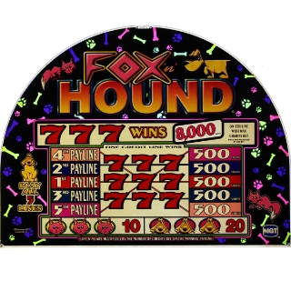 Picture of IGT S2000 Top Glass, Fox N Hound 5 Lines