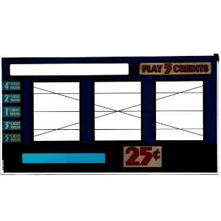 Picture of Reel Reel Glass, S2000, 5 Line Blue (15" W 381mm x 8.25" H 210mm)