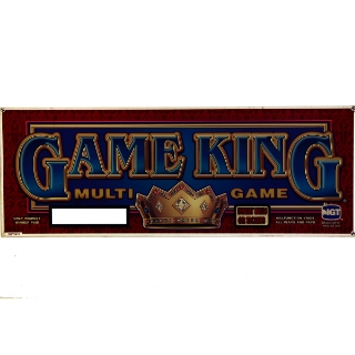 Picture of Top Glass, GK-17, 9" Top, Game King Red-.(17.5" W 445mm x 6.5" H 165mm)