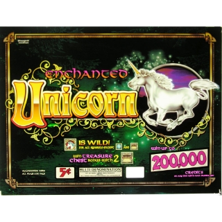 Picture of I Game Plus 19 Top Glass, Enchanted Unicorn-. .