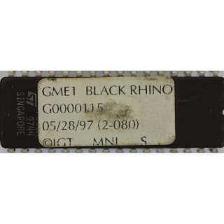 Picture of IGT Software, GME1 G0000115, Black Rhino