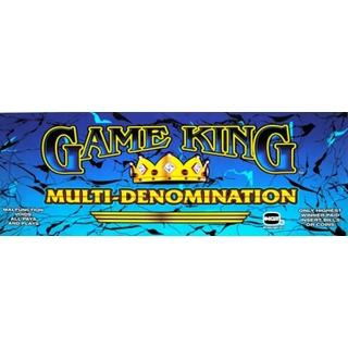 Picture of Top Glass, GK-17, 9" Top, Game King Multi Denomination (blue) (17.5" W 445mm x 6.5" H 165)