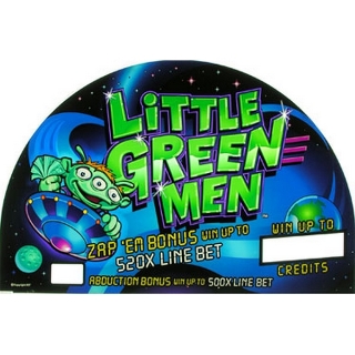 Picture of Top Glass, GK-17, RT, Little Green Men, (17.50" W 445mm x 11.75" H 298mm)