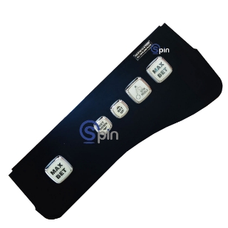 Picture of Button Panel, 5 Static Button with Harness (Mirro Black) - IGT S3000